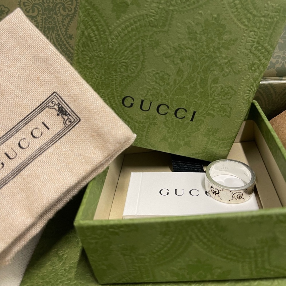 Authentic Gucci Ring complete set size 19 - Picture 10 of 12